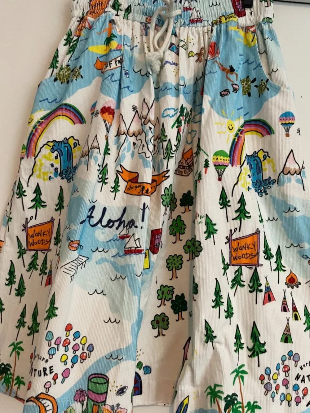 Mira Mikati Colorful Skirt Hippie Festival Euro 40 / US 8 10 Medium RARE $1000 - Picture 4 of 16
